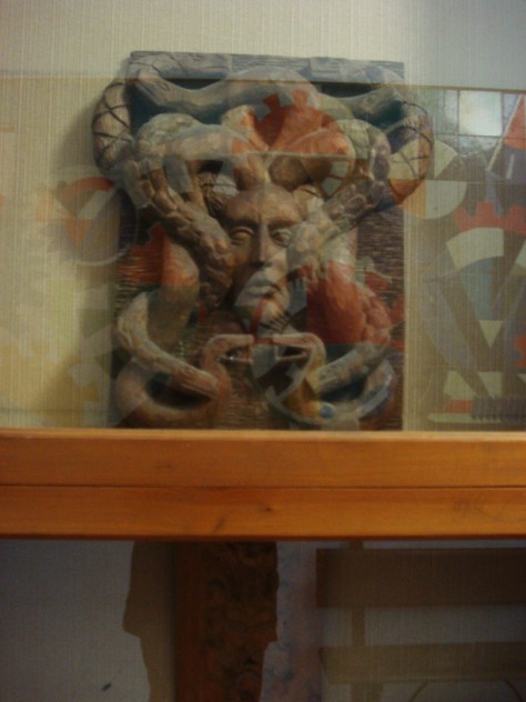 Artwork on exhibit by the students