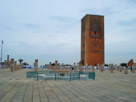 Hassan Tower and gardens, Rabat, Morocco