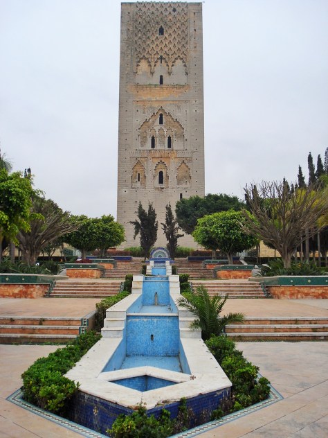 Hassan Tower and gardens, Rabat, Morocco